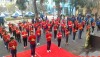Flashmob chào mừng Lễ khánh thành công trình nhà Giảng đường, Thư viện, Hiệu bộ