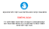 Thông báo về việc giới thiệu sinh viên có hoàn cảnh khó khăn xét trao học bổng của TT hỗ trợ và phát triển sinh viên Việt Nam