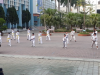 Duy trì hoạt động CLB Karatedo thông qua các buổi tập hàng tuần