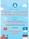 PHÁT ĐỘNG CUỘC THI "Ý TƯỞNG SINH VIÊN BẢO VỆ CHỦ QUYỀN VÀ PHÁT TRIỂN BIỂN, ĐẢO CỦA TỔ QUỐC" NĂM 2020