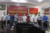 TRƯỜNG ĐẠI HỌC Y DƯỢC THÁI BÌNH TRAO TẶNG SỞ Y TẾ TỈNH THÁI BÌNH MÁY SÁT KHUẨN TAY TỰ ĐỘNG DO NHÀ TRƯỜNG TỰ CHẾ TẠO